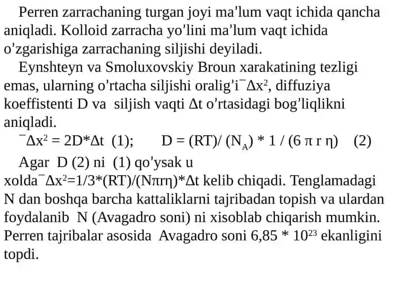 KOLLOID ERITMALARNING MOLEKULYAR KINETIK XOSSALARI 2