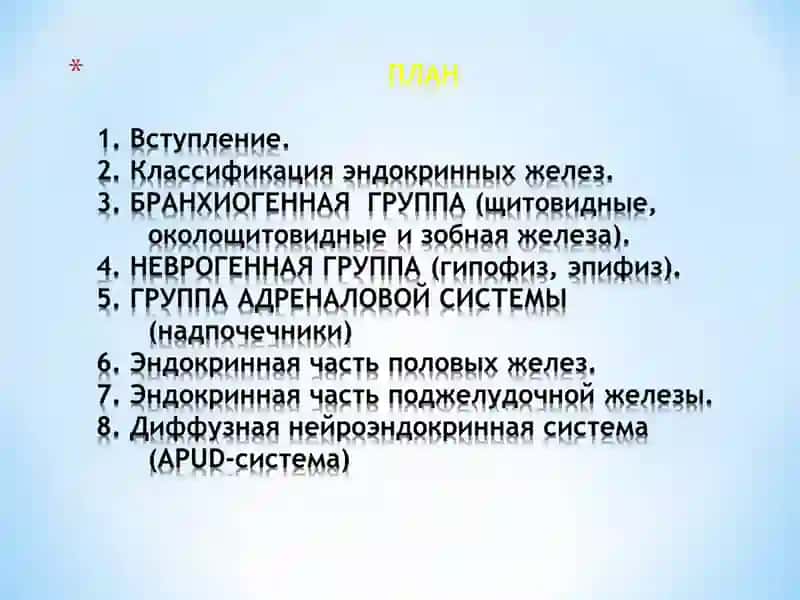 Эндокринные железы 2