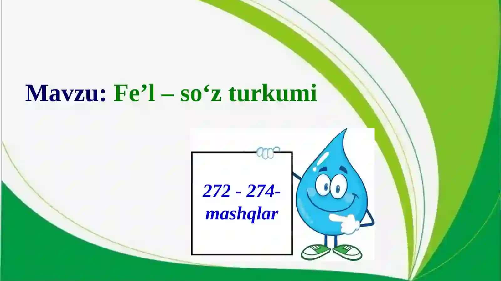 Fe’l–so‘zturkumi 2