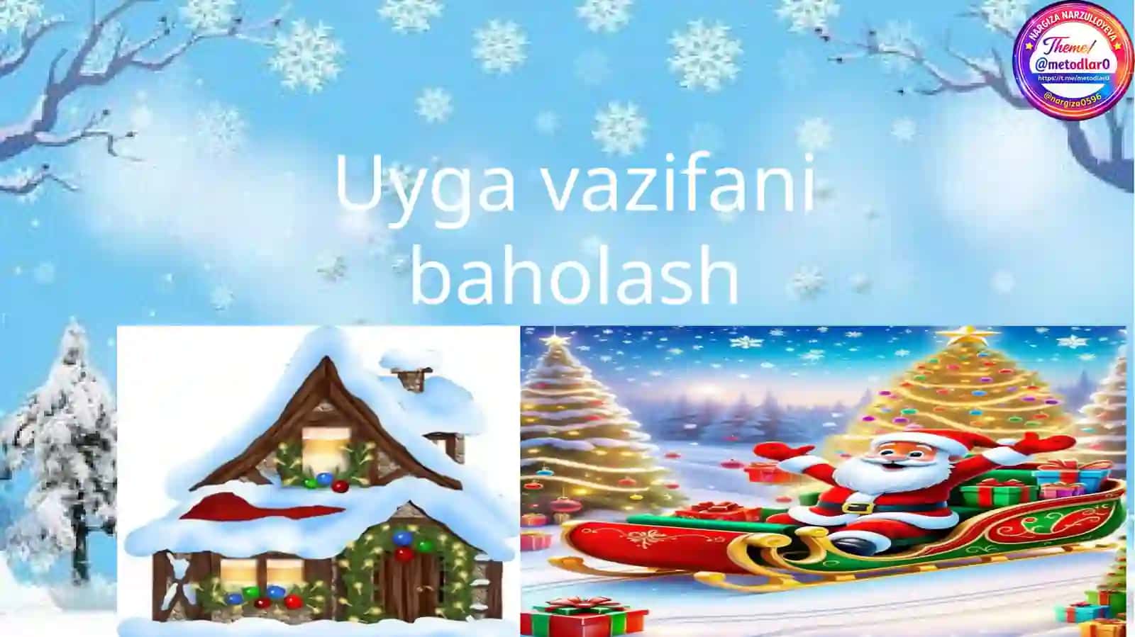 Uyg'uvazi fanini baholash 2