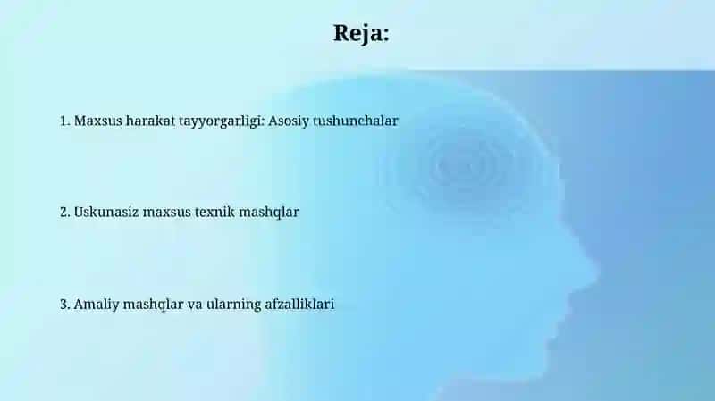 Maxsus harakat tayyorgarligi 2