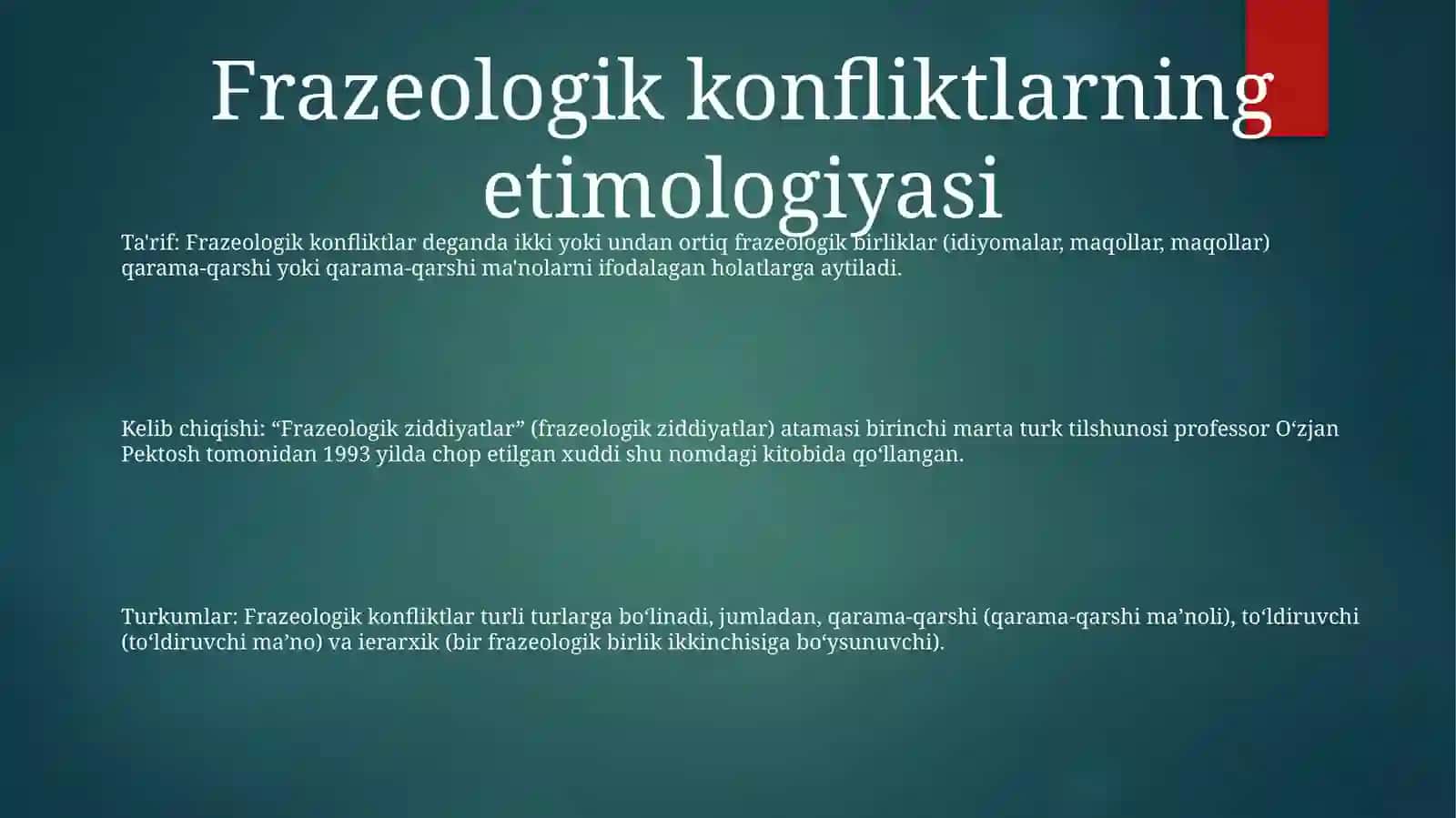 Frazeologik Chatishmalar 2