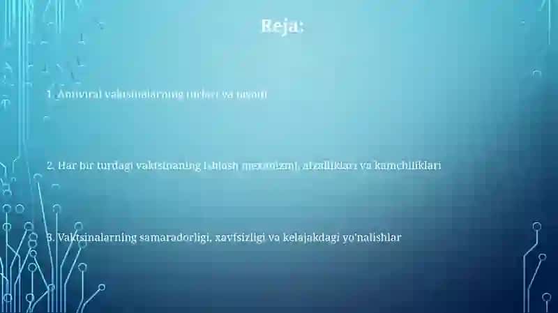 Viruslarga qarshi vaksina turlari 2