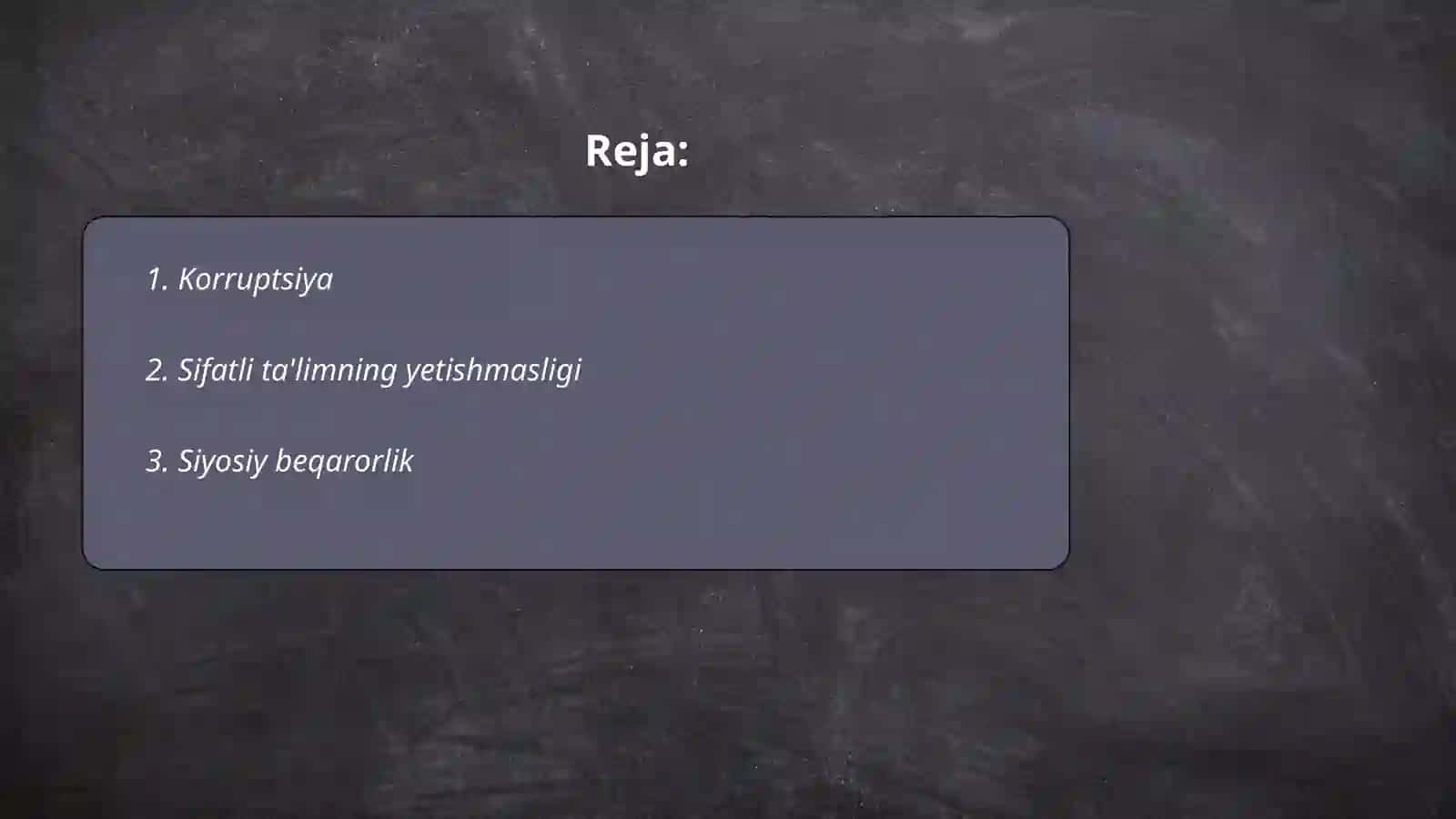 Korruptsiya va iqtisodiy o'sish 2