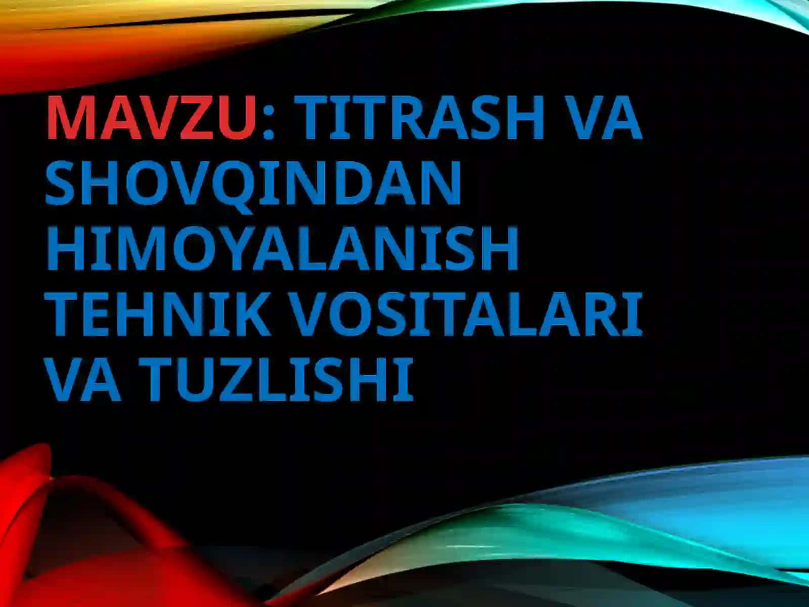 ishlab chiqarish korxonalarida shovqin va titrash 2