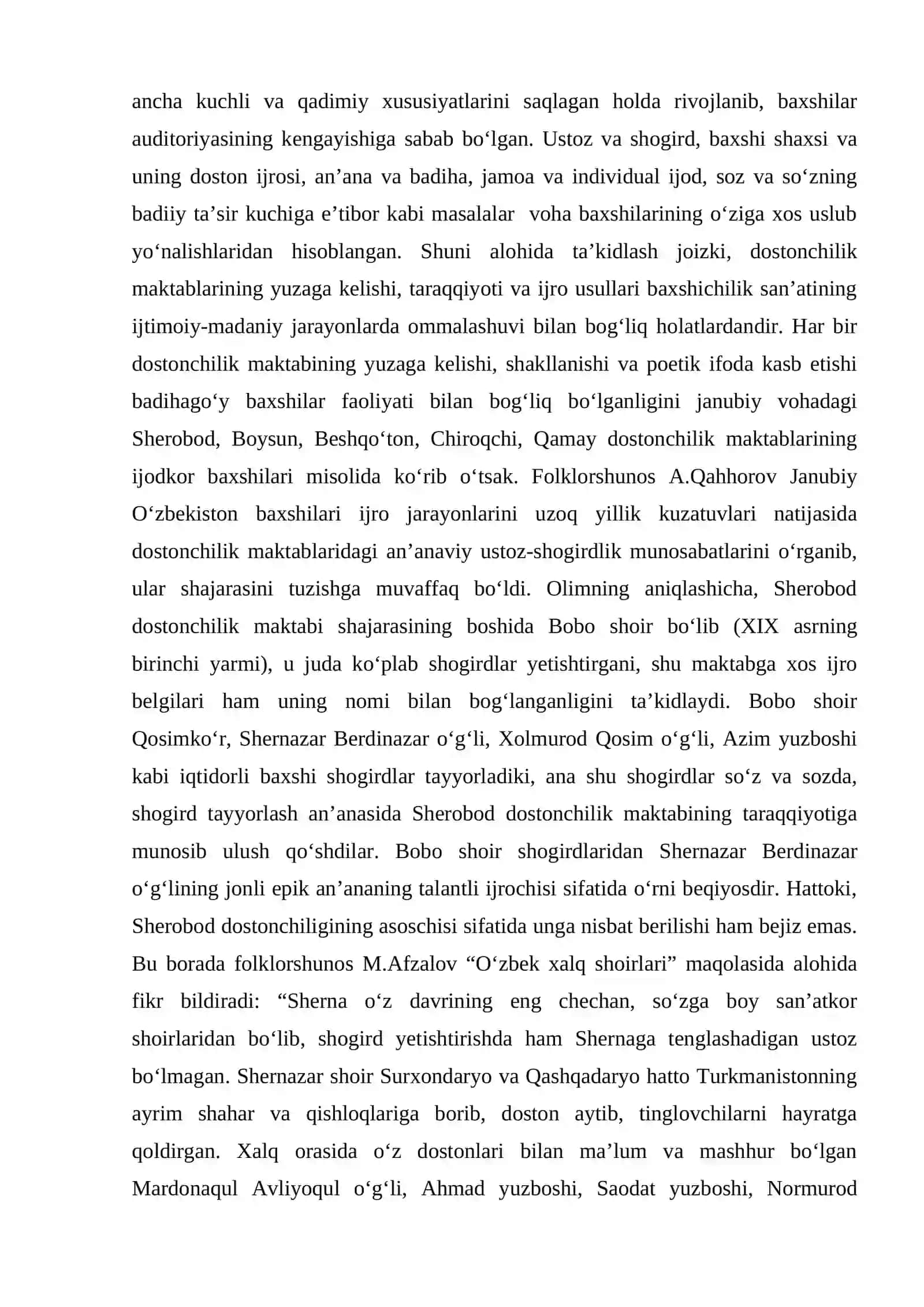 Ijtimoiy-madaniy hayot va baxshilar ijrochiligi 2