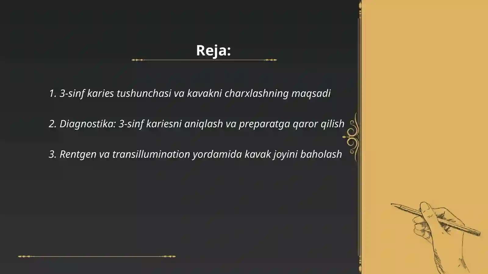 3-sinf karies kavakni charxlash 2