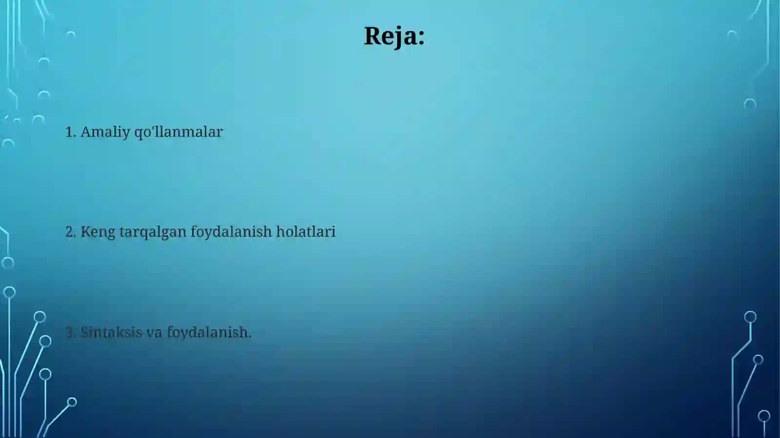 Ilg'or Texnologiyalar 2
