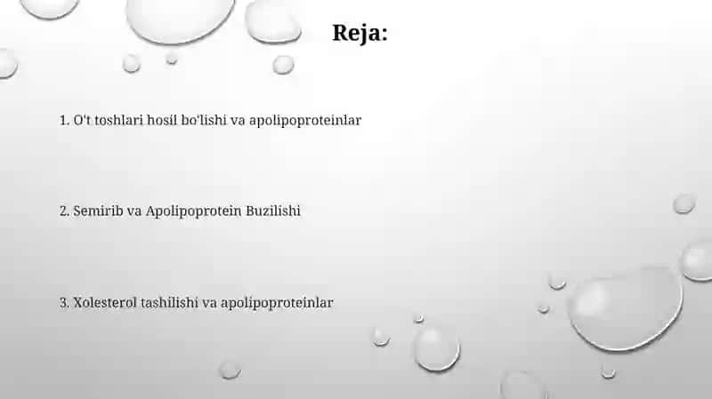 Xolesterin tashishda qatnashuvchi apo oqsillar 2
