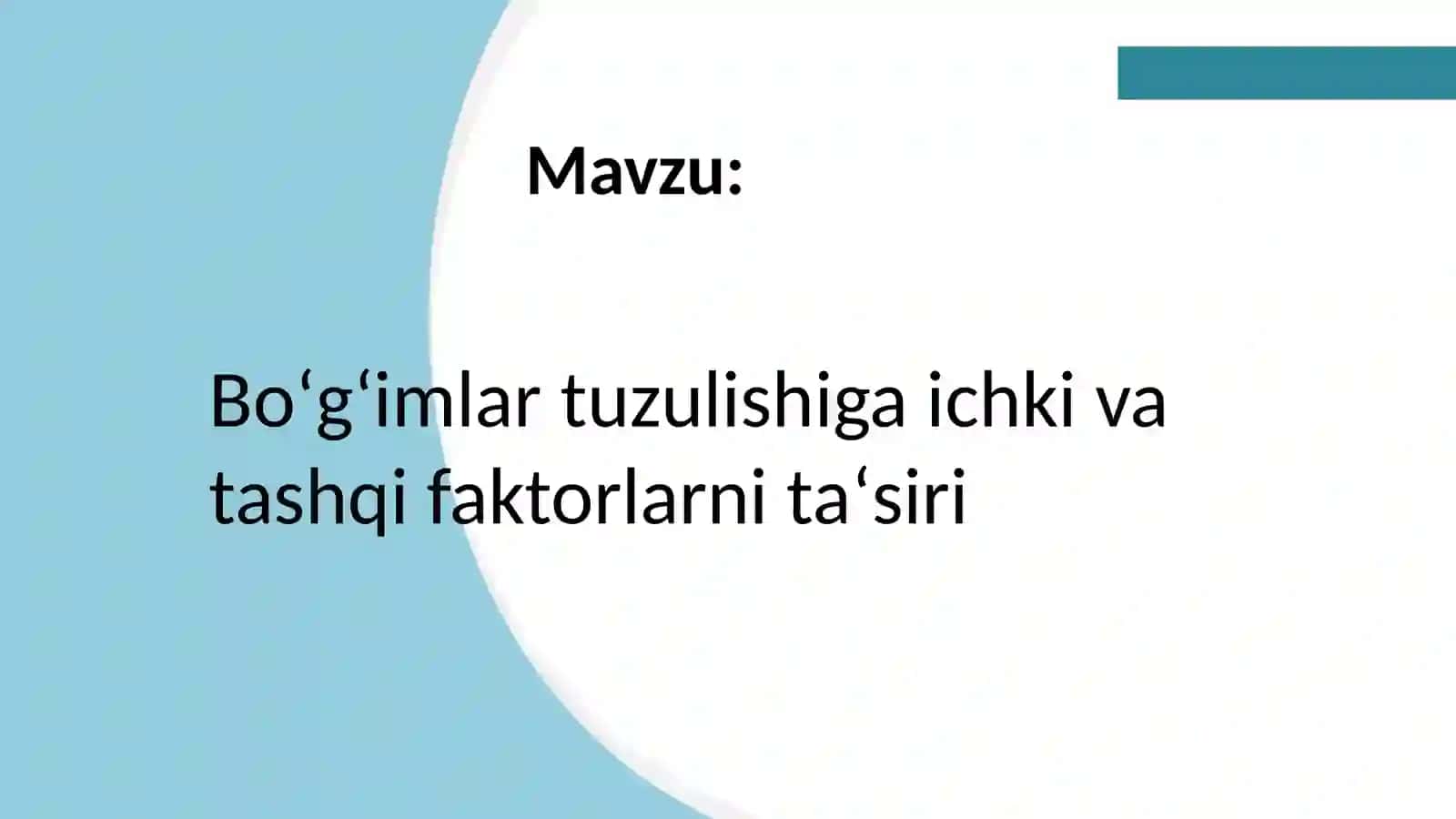 Bo‘g‘imlar tuzilishi va funksiyasi 2