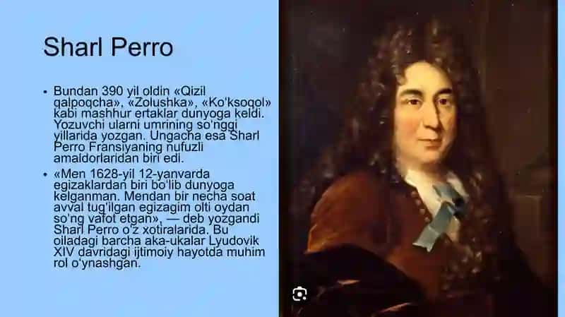 Sharl Perroning hayoti va yaratilishi 2