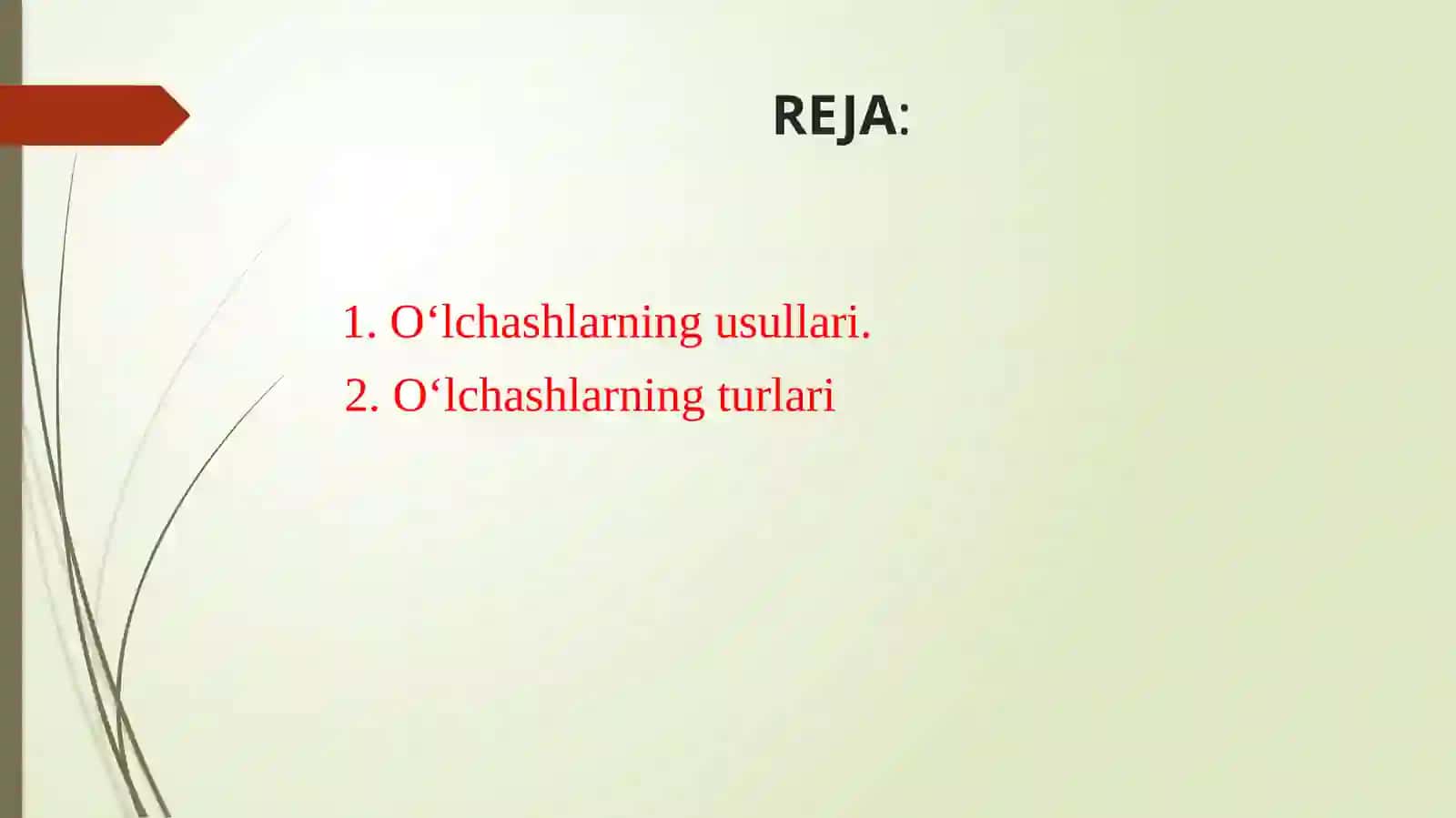 O‘lchаsh usullаri vа turlаri 2