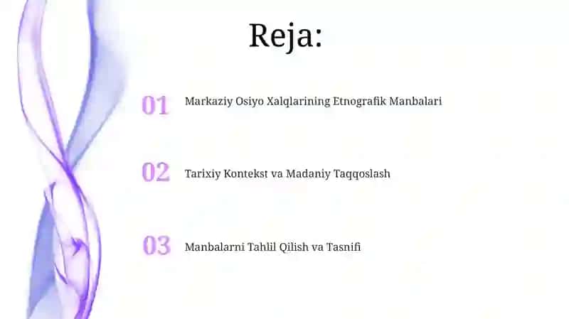 Markaziy Osiyo Xalqlarining Etnografik Manbalari 2