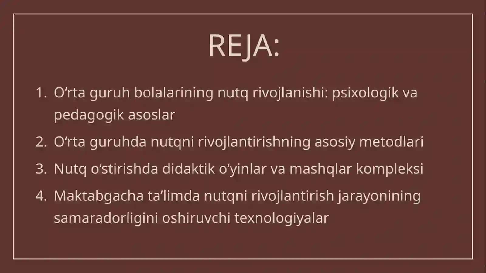 O‘rtaguruh bolalarining nutqini o‘stirish metodlari 2