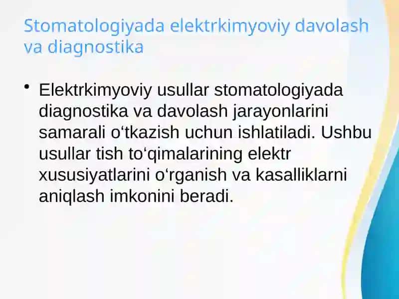 Elektrkimyoviy Diagnostika 2