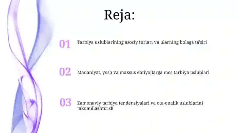 Tarbiyaning o'ziga xos usullari 2