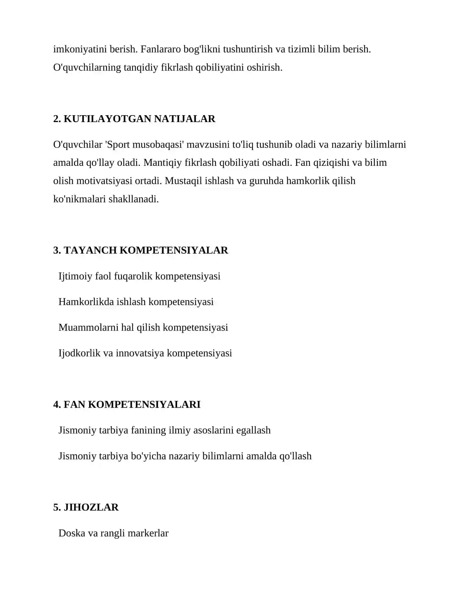 Sport musobaqasi 2