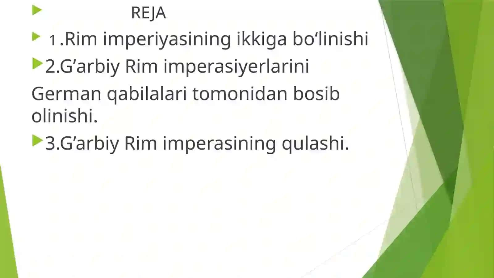 G’arbiy Rim imperiyasining qulashi tarixi 2