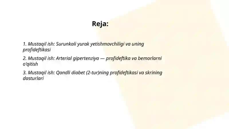 Internal Diseases Prophylaxis 2