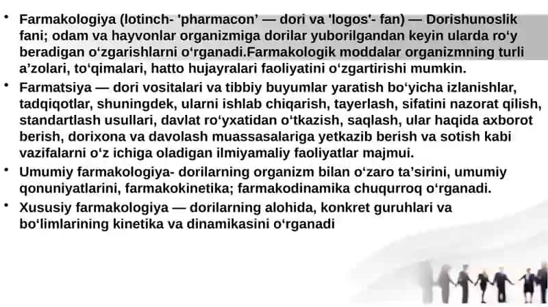 Umumiy farmakalogiya 2