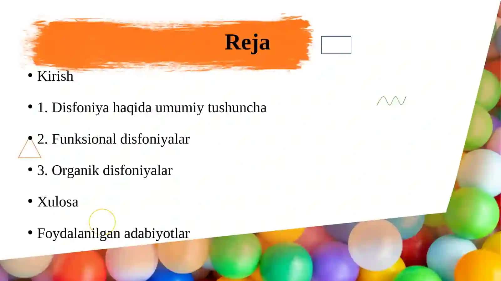 Funksional va organik disfoniyalar 2