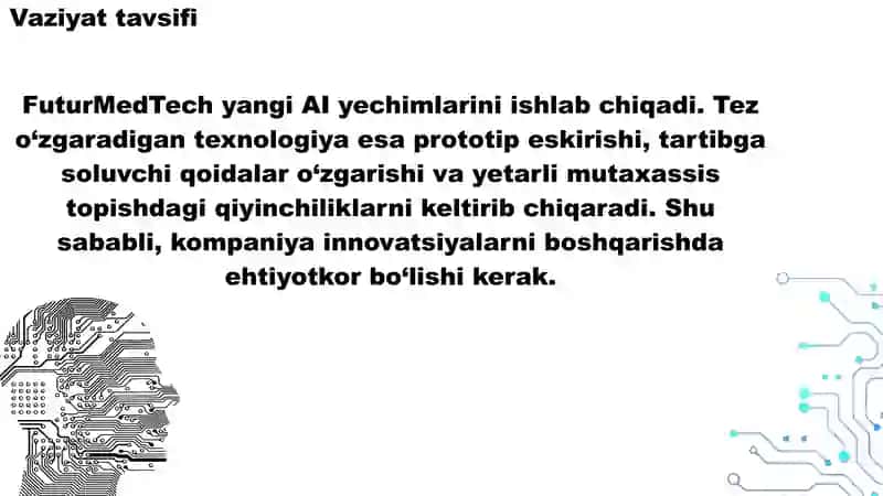 TEXNOLOGIK NOANIQLIK SHAROITIDA INNOVATSIYALARNI BOSHQARISH 2