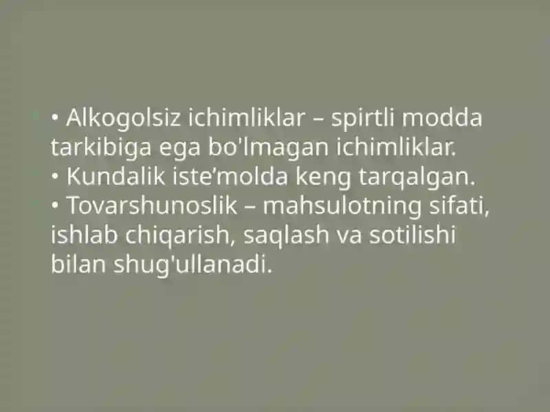 Alkagolsiz Ichimliklar 2