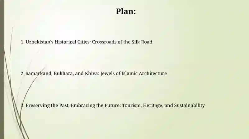 The historical cities of Uzbekistan 2