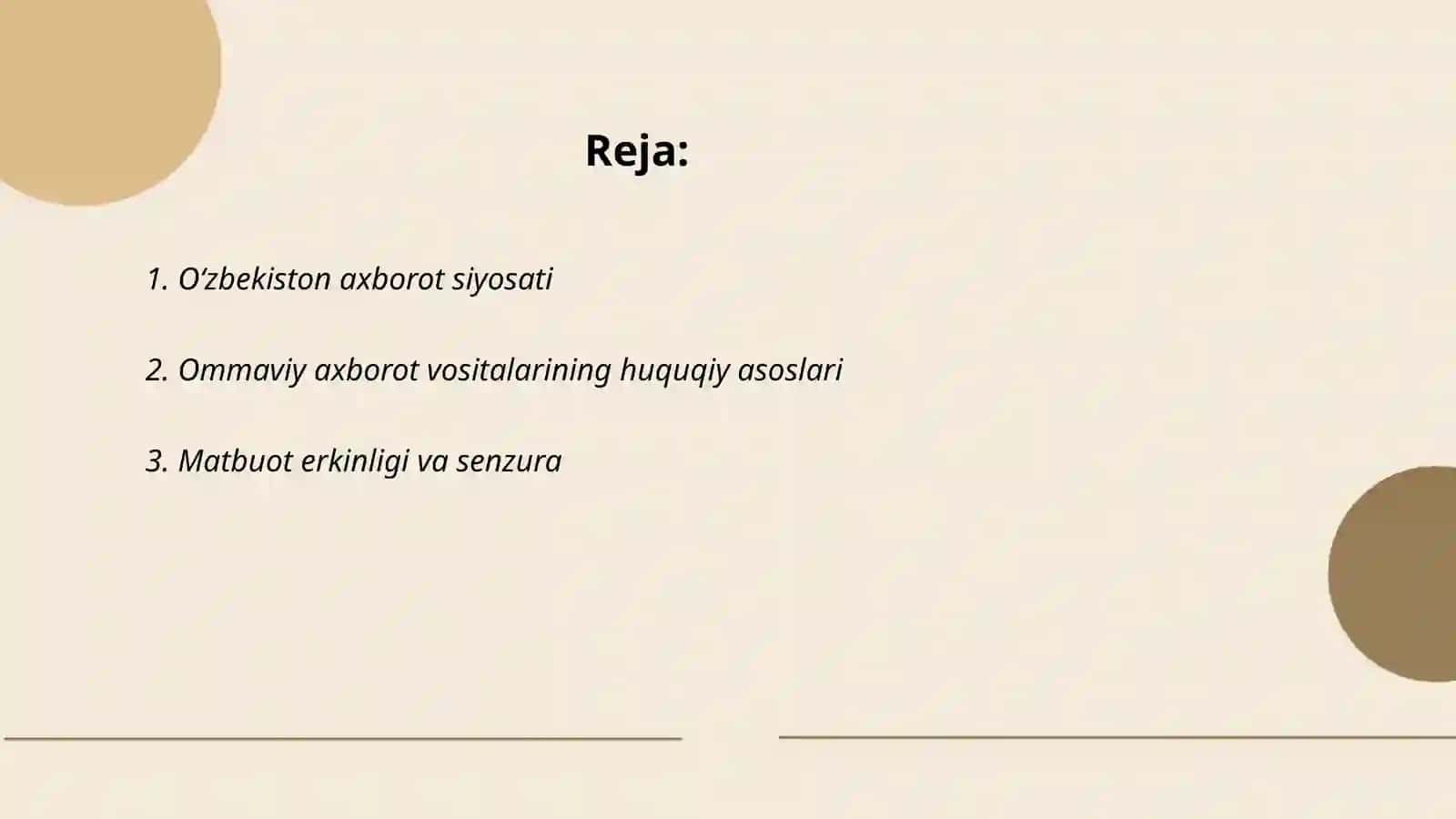 Oʻzbekiston axborot siyosati 2