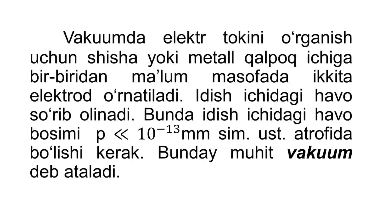Vakuumdaelektrtoki 2