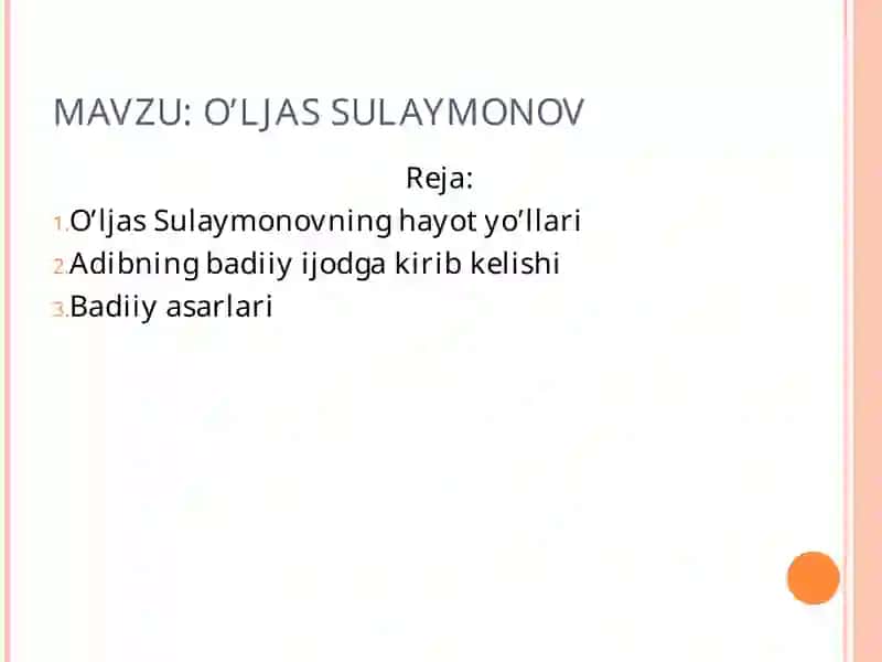 O’ljas Sulaymonov 2