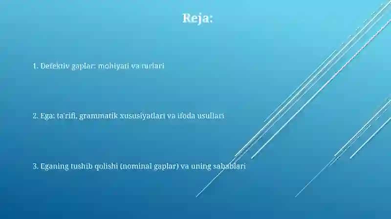 Defektiv gaplar: mohiyati va turlari 2