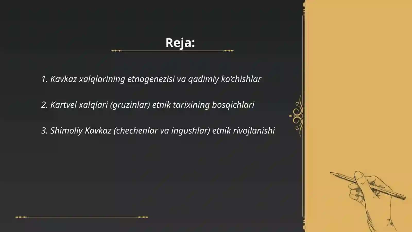 Kavkaz xalqlari etnik tarixi 2
