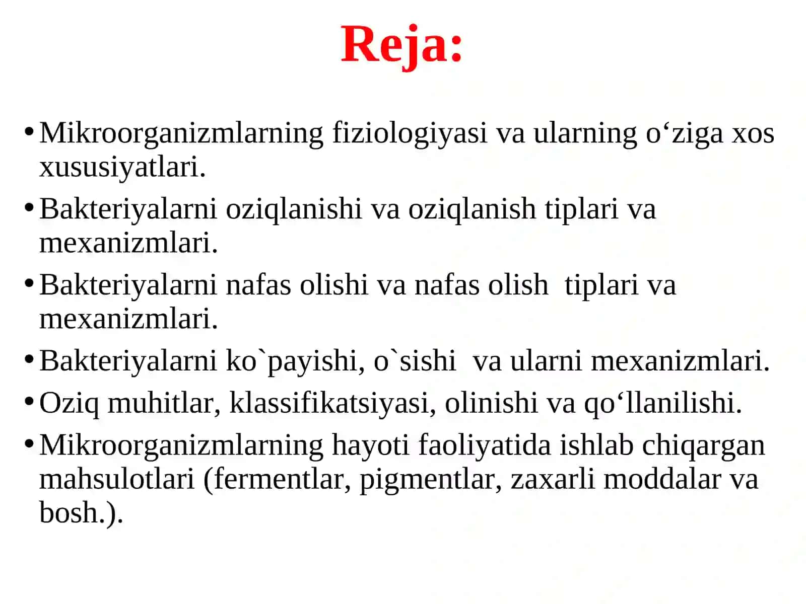 Bakteriyalarda fermentativ jarayonlar 2