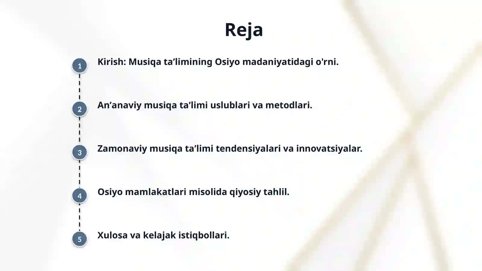 Osiyo mamlakatlarida musiqa taʼlimi tizimi 2