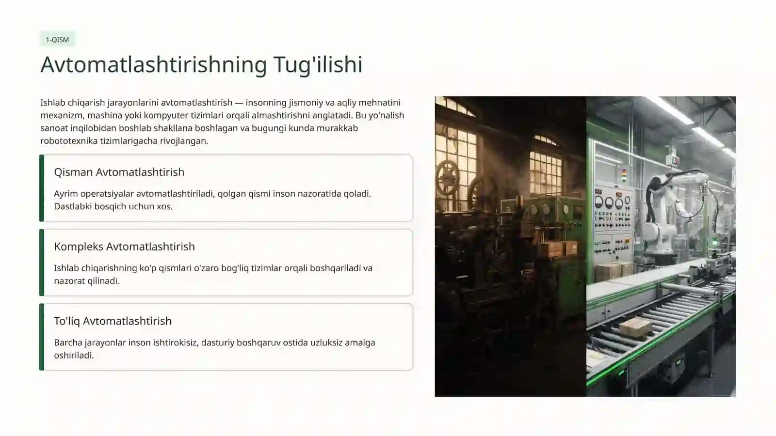 Moslashuvchan Ishlab Chiqarish Tizimlari: KelajakniBugunYaratish 2