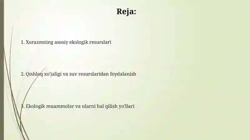 Xorazmning ekologik resurlari 2