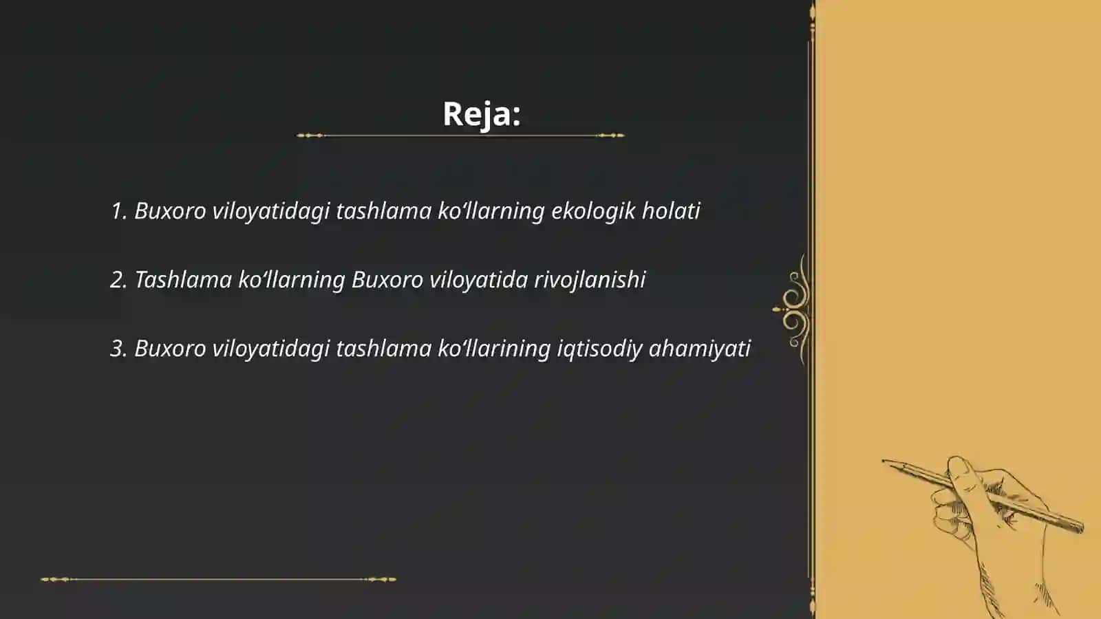 Buxoro viloyatidagi tashlama ko‘llari 2