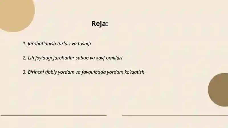 Jarohatlanish va kasb kasalliklari 2