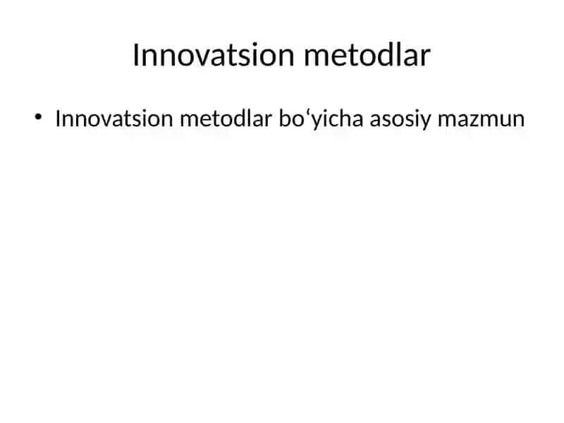 Maktabgacha ta’limda innovatsion texnologiyalar 2