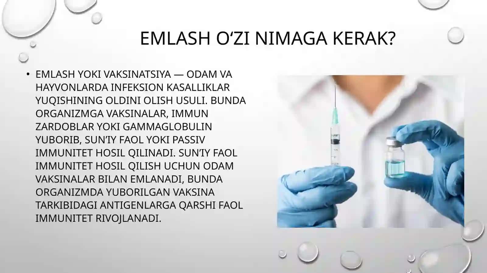 Emlash kalendar rejasini tuzish asoslari 2