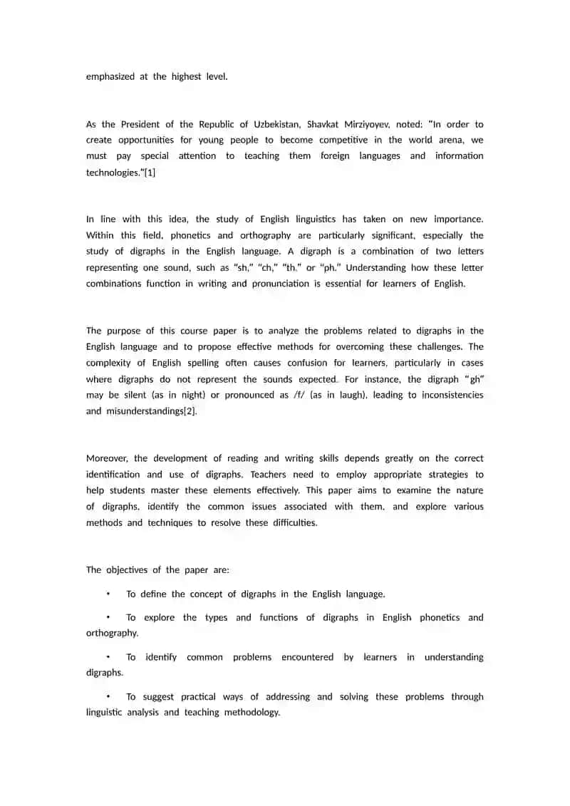 Understanding Digraphs in English Linguistics 2
