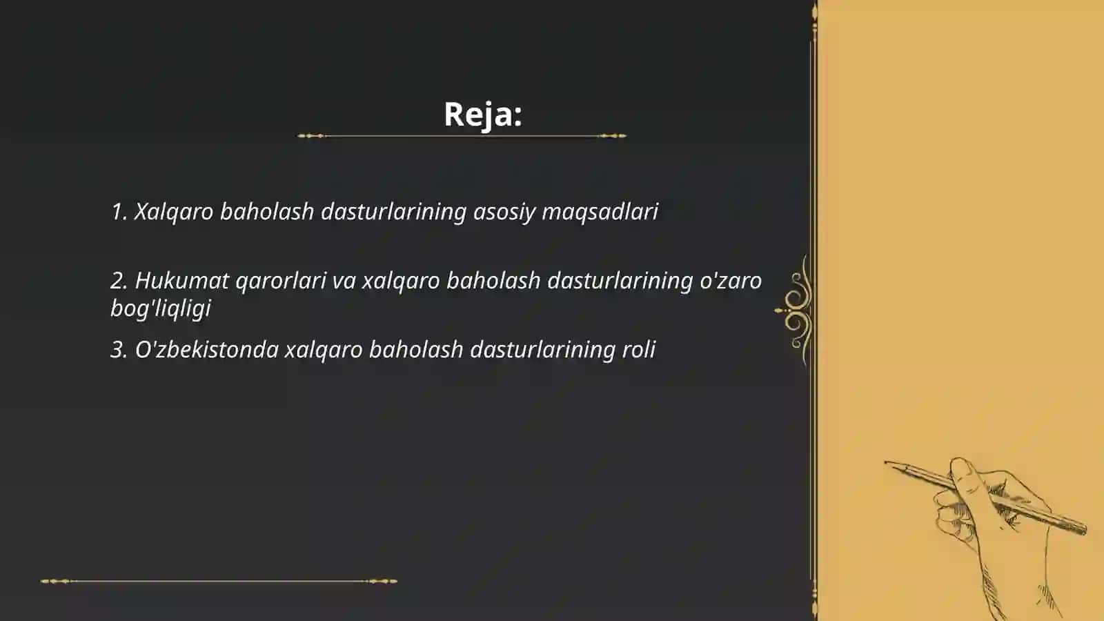 Xalqaro baholash dasturlari 2