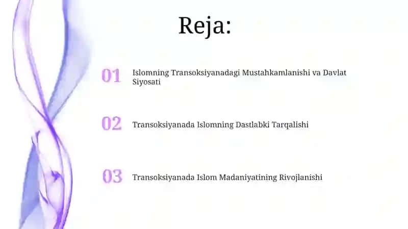 Transoksiyanada Islom dinining tarqalishi 2
