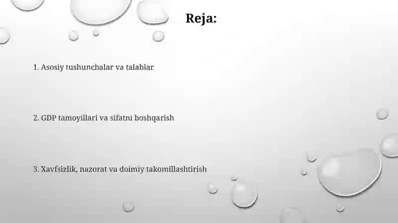 Dori vositalari va tibbiy buyumlarning ulgurji savdo faoliyati.GDP qoidalari 2