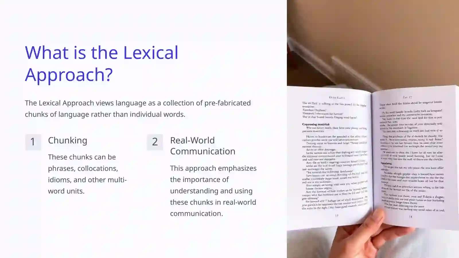Lexical Approach Method 2