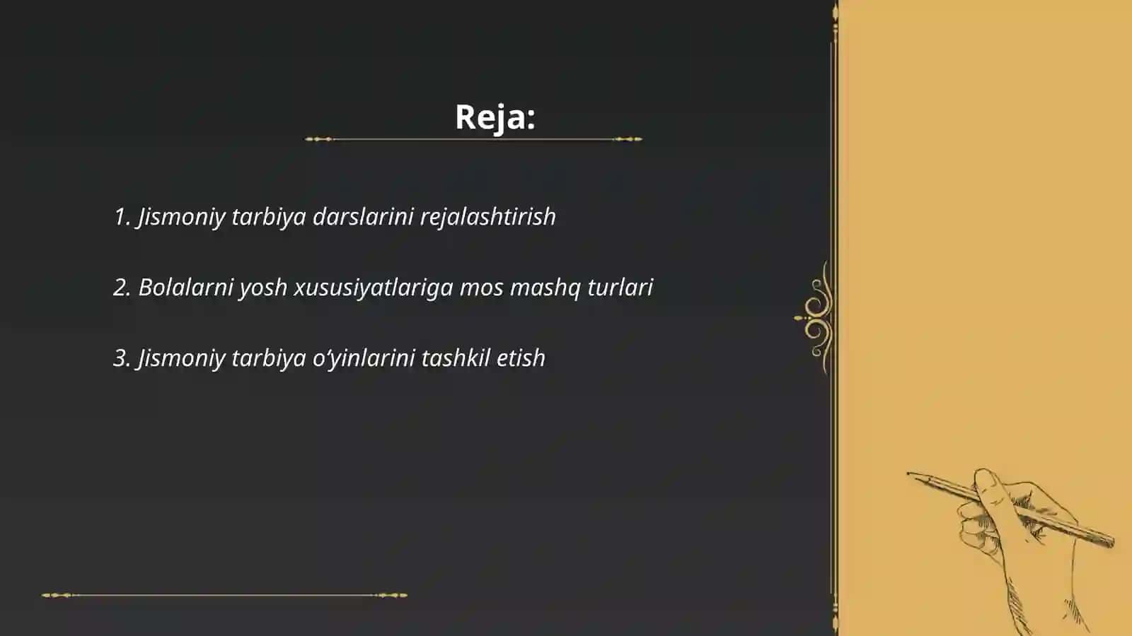 Boshlang'ich sinf o'qituvchisining jismoniy tarbiyaga oid kompitensiyasi 2