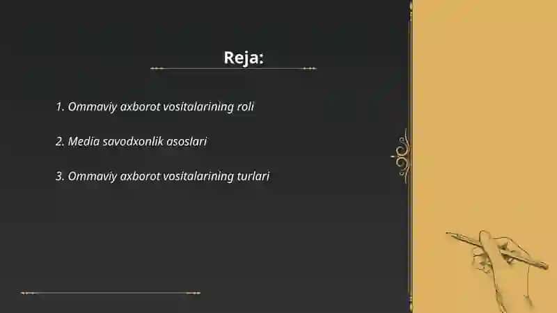 Media savodxonlik rivojlantirish yõllari 2
