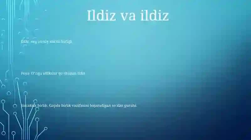 Asosiy Sintaktik Birliklar 2
