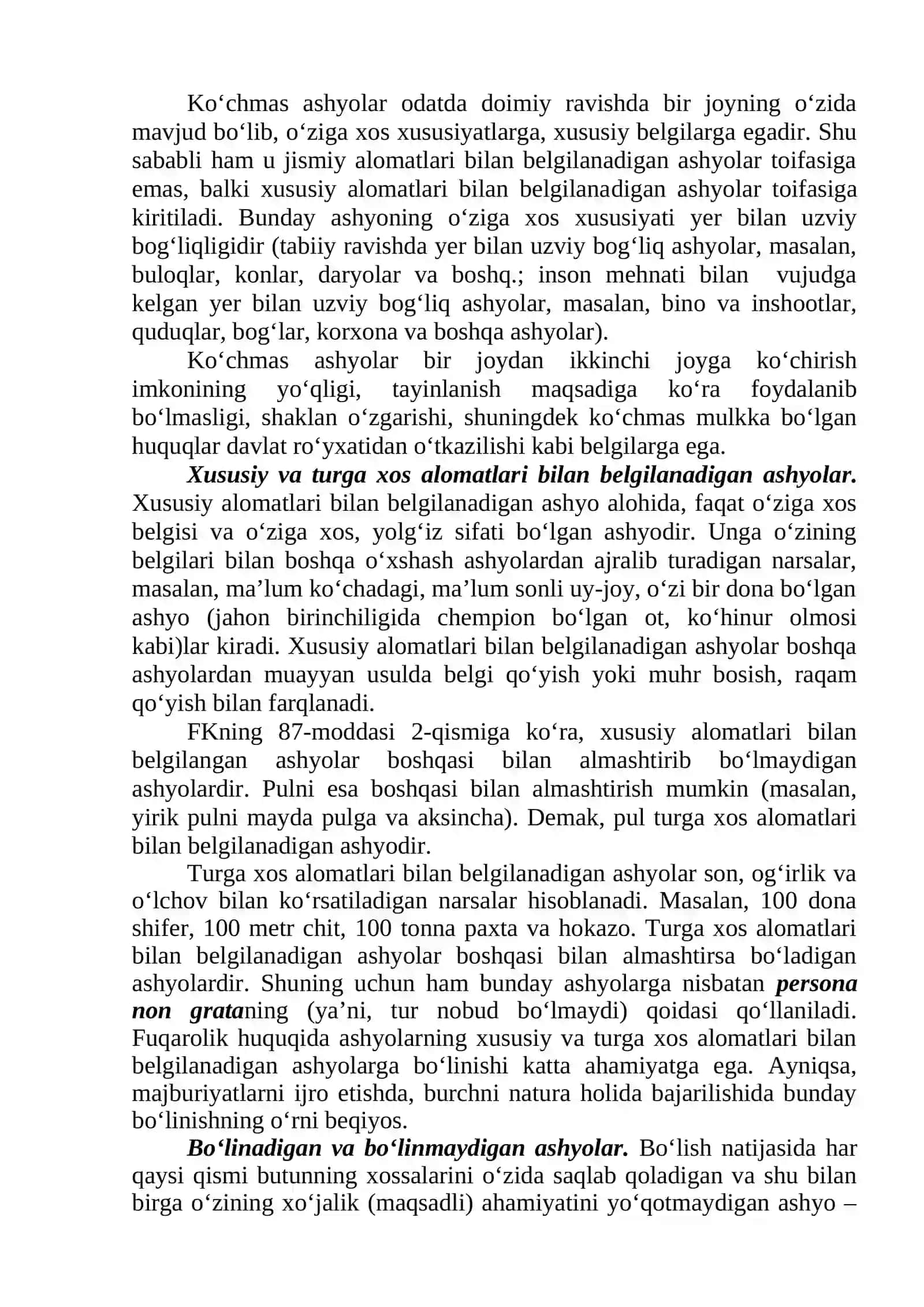 FUQAROLIK HUQUQINING OBYEKTLARI 2